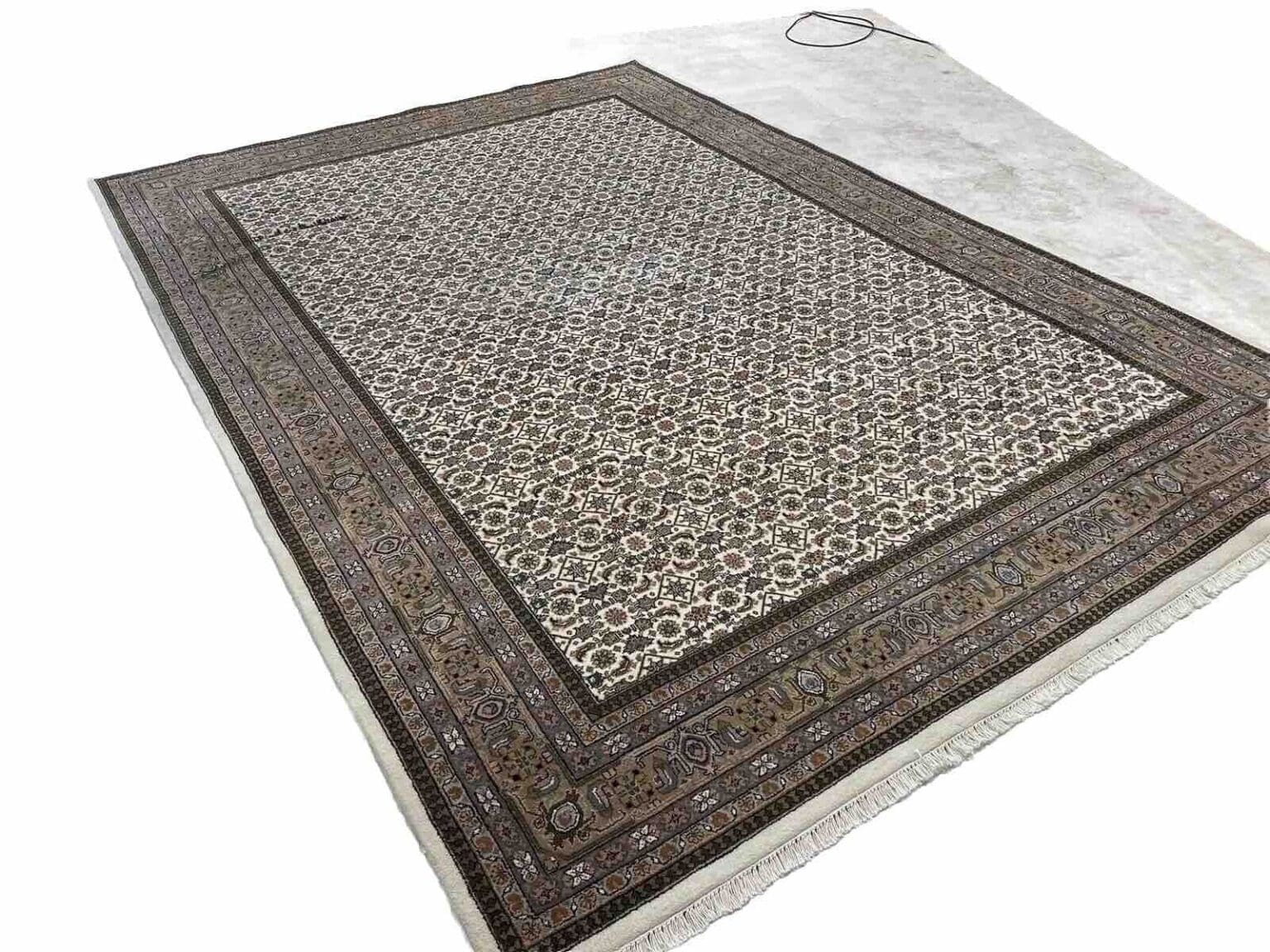 extrem-feiner-bijar-perserteppich-350x250-cm-400000-knoten-qm-aus-4 Orientteppich Kaschmir 350 x 250 cm Wolle handgeknüpft