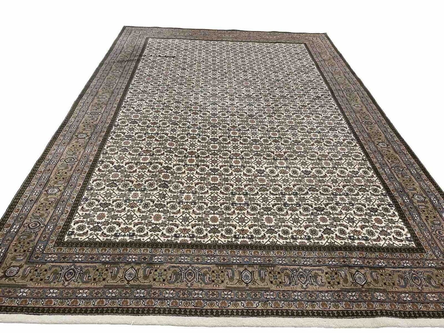 extrem-feiner-bijar-perserteppich-350x250-cm-400000-knoten-qm-aus-6 Orientteppich Kaschmir 350 x 250 cm Wolle handgeknüpft