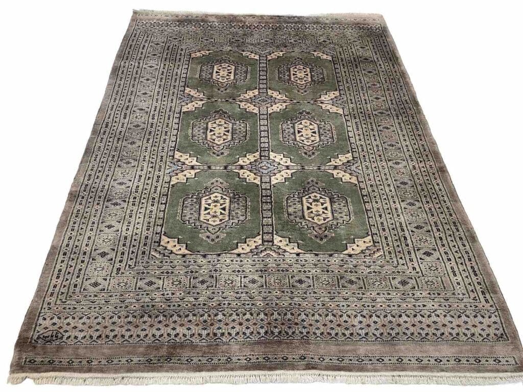 Orientteppich Bochera 200 x 160 cm Wolle handgeknüpft