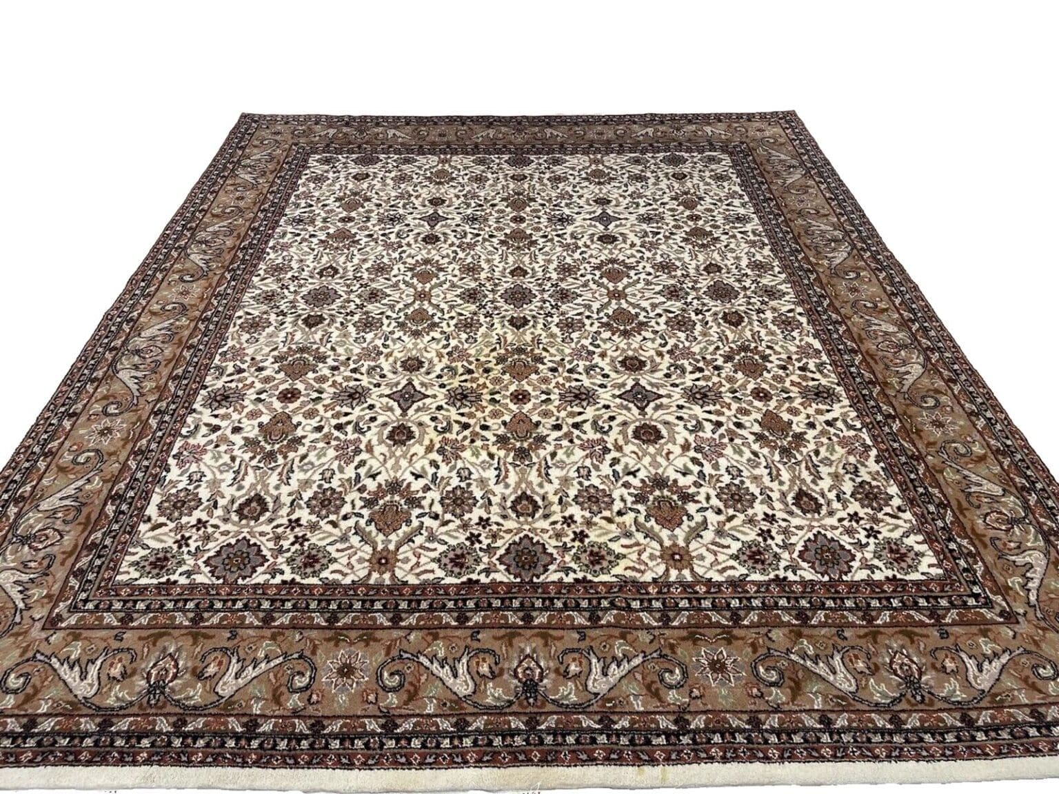 Perserteppich Kaschmir 300x250 cm Schurwolle handgeknüpft