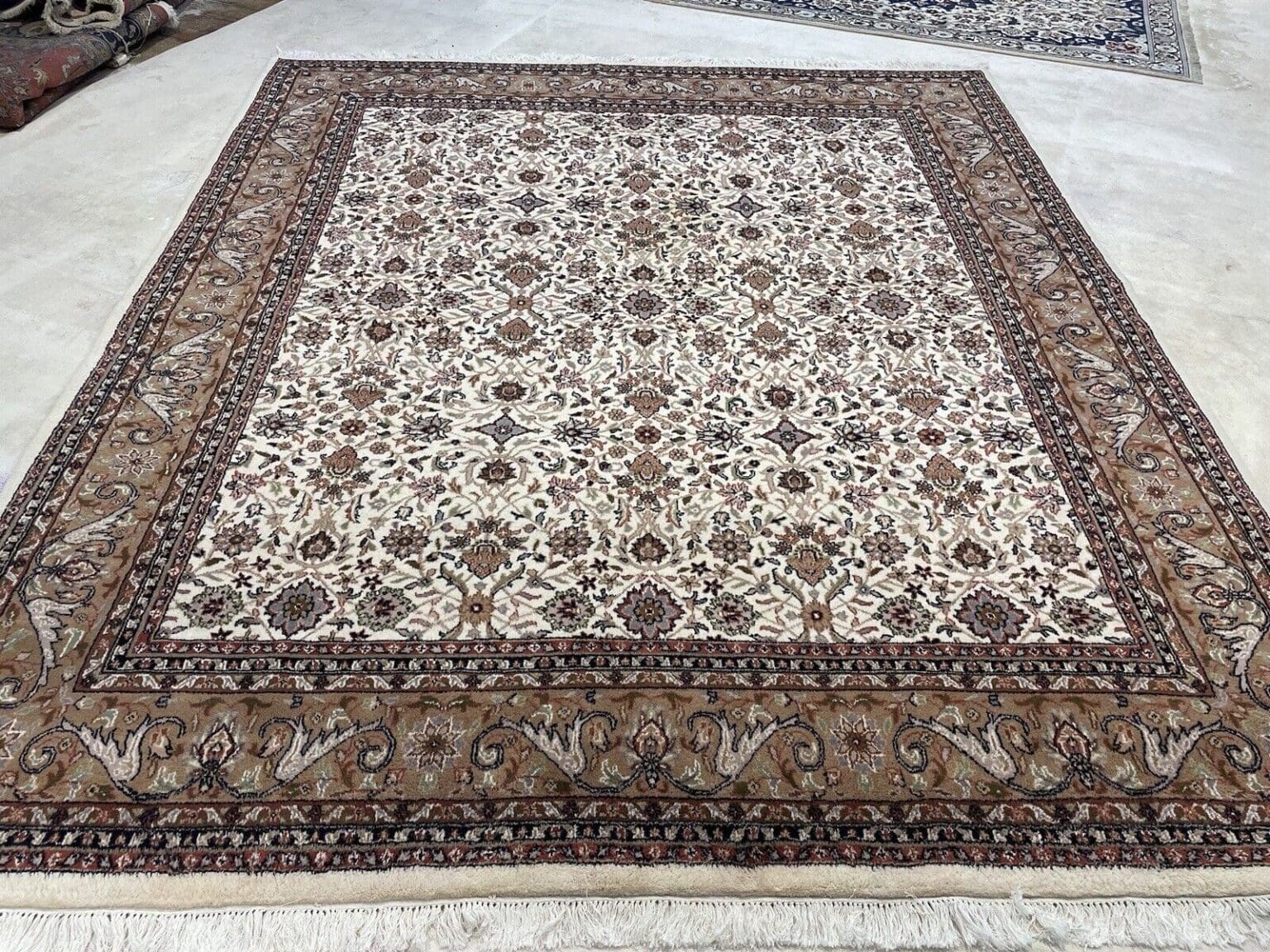 Perserteppich Kaschmir 300x250 cm Schurwolle handgeknüpft