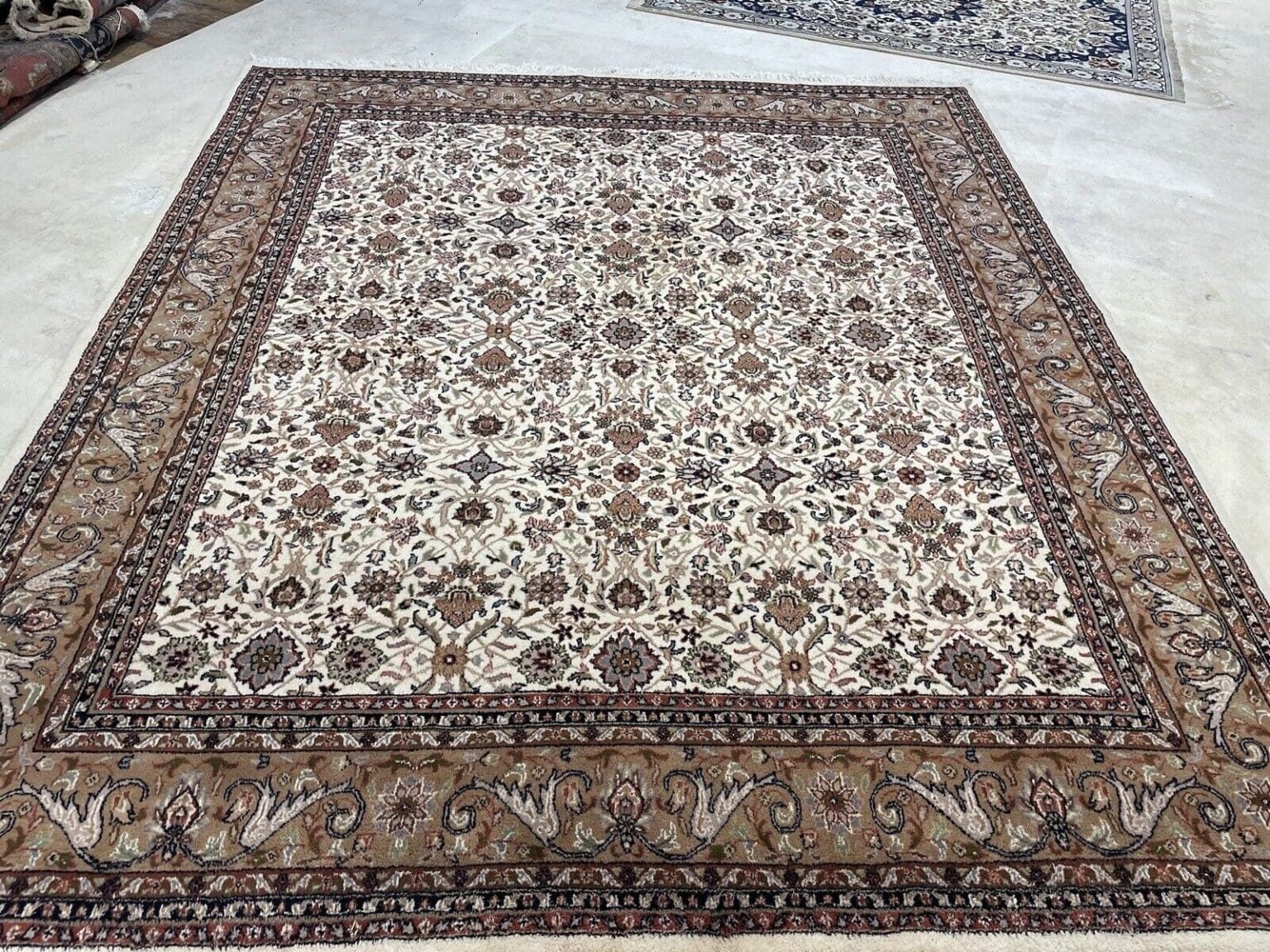 Perserteppich Kaschmir 300x250 cm Schurwolle handgeknüpft