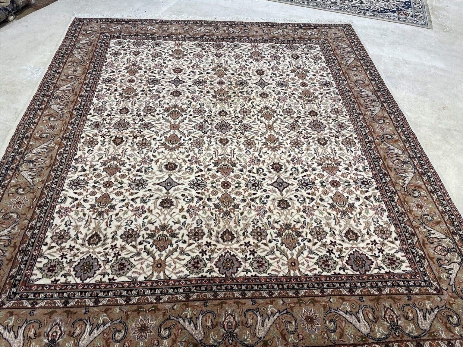 Perserteppich Kaschmir 300x250 cm Schurwolle handgeknüpft