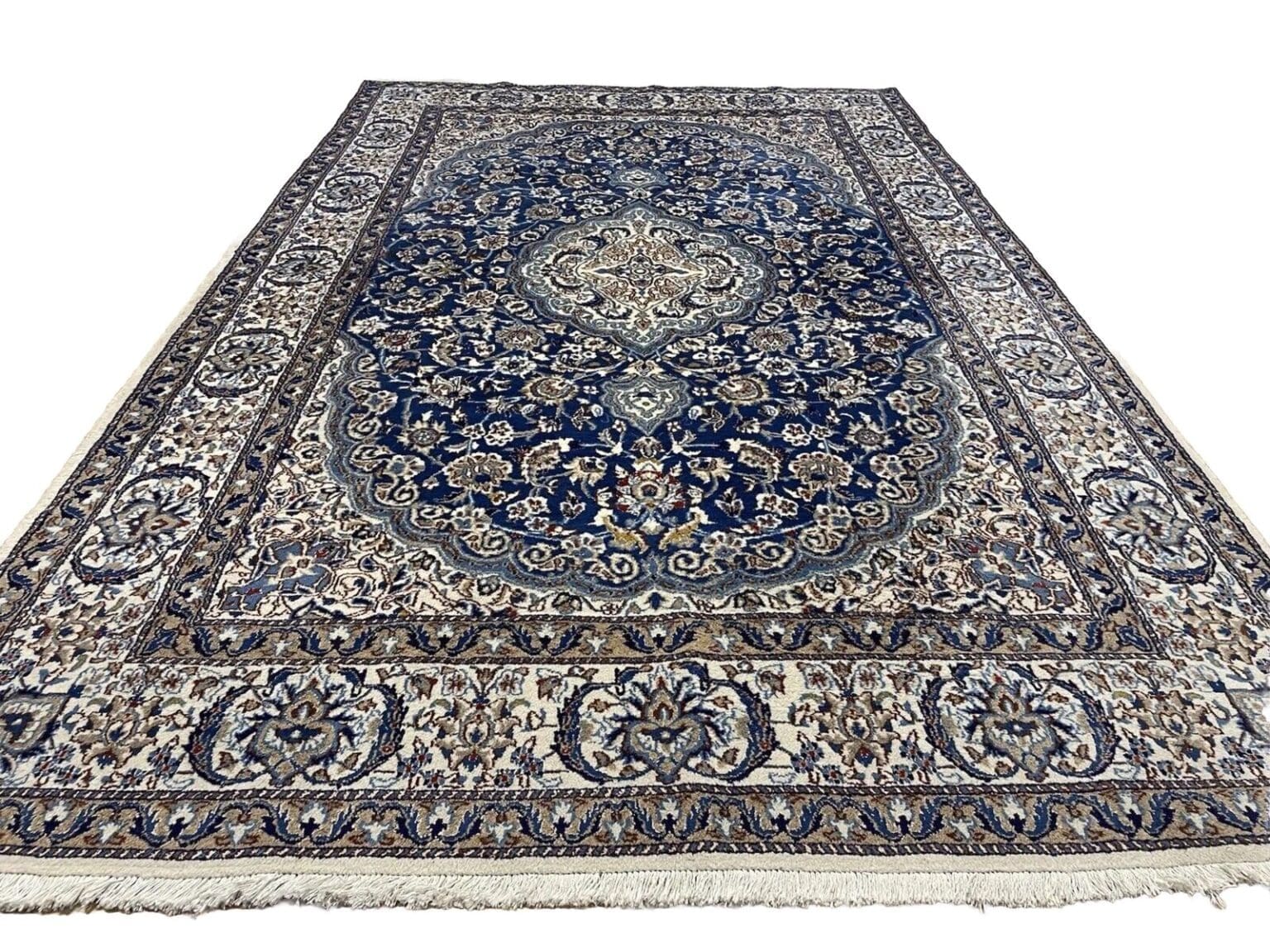 Perserteppich Nain 300x200 cm Wolle handgeknüpft