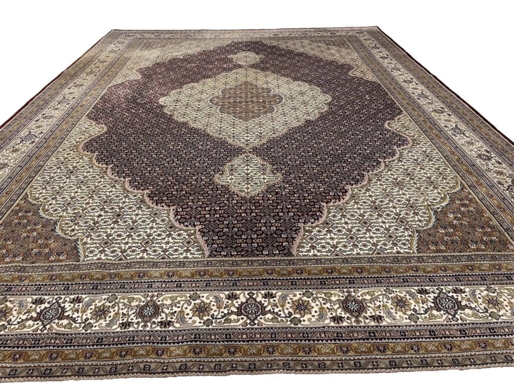 Perserteppich Tabriz 400 x 300 cm Wolle Seide handgeknüpft