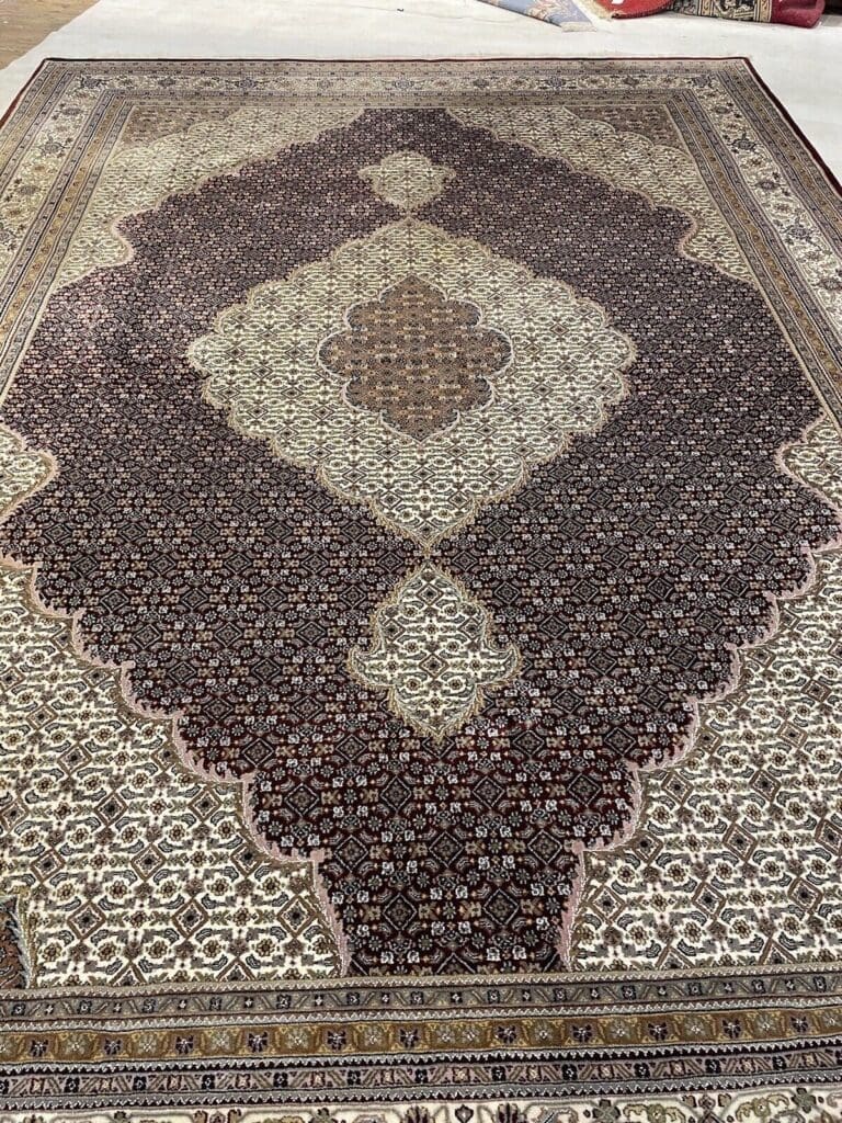 Perserteppich Tabriz 400 x 300 cm Wolle Seide handgeknüpft