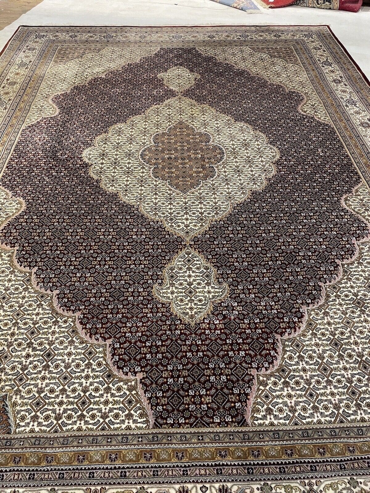 Perserteppich Tabriz 400 x 300 cm Wolle Seide handgeknüpft
