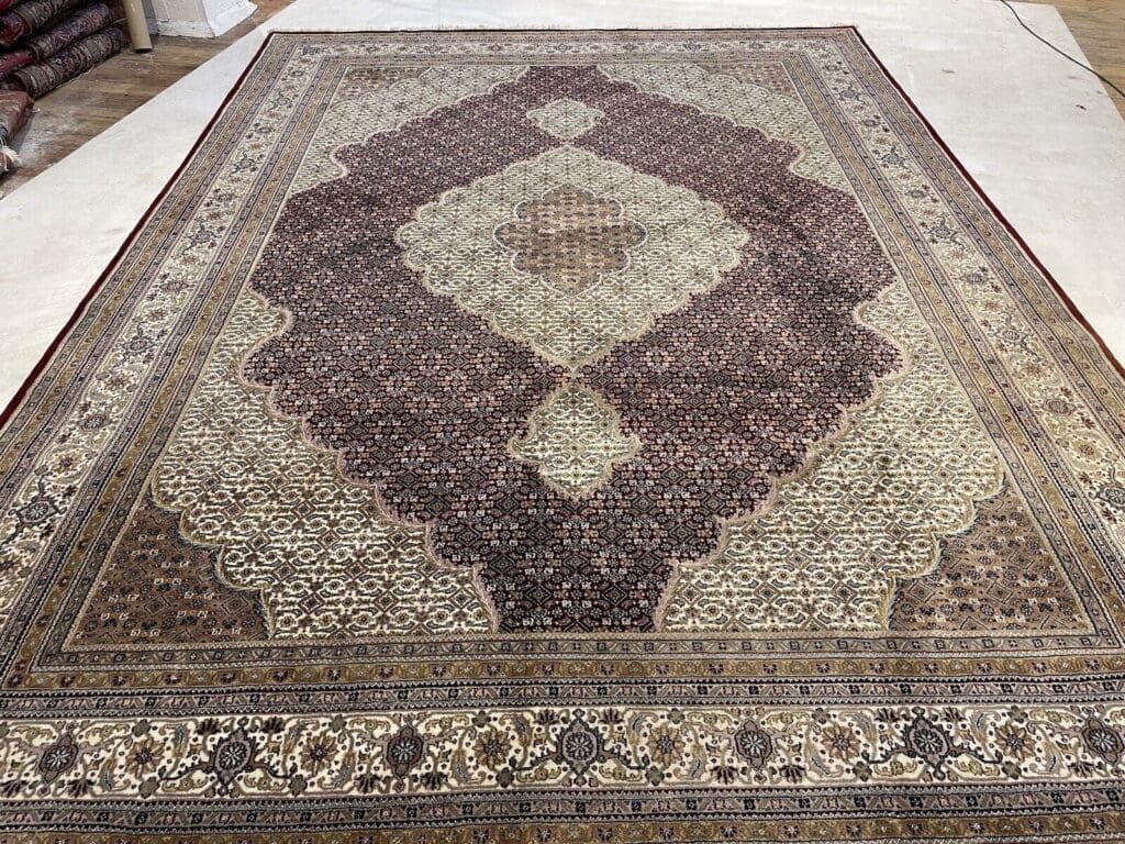 Perserteppich Tabriz 400 x 300 cm Wolle Seide handgeknüpft