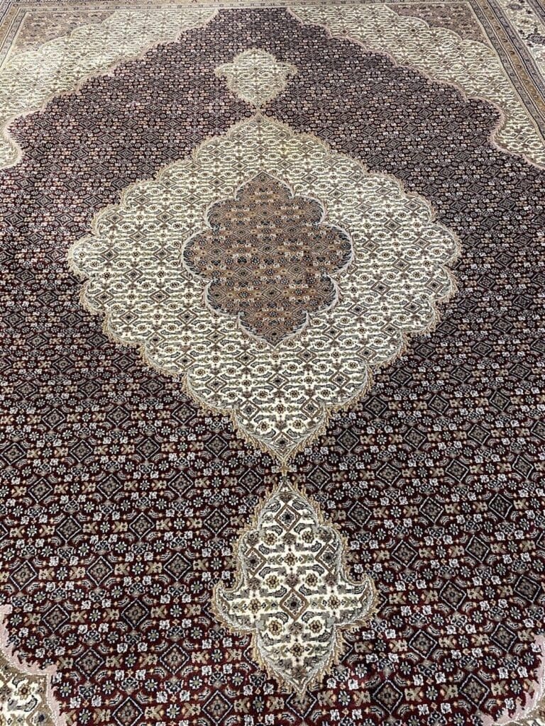Perserteppich Tabriz 400 x 300 cm Wolle Seide handgeknüpft