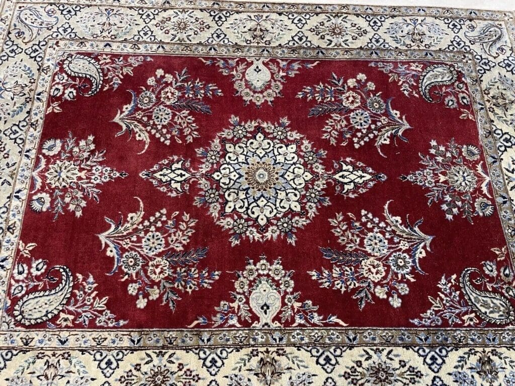 Perserteppich Nain 130 x 96 cm Wolle handgeknüpft