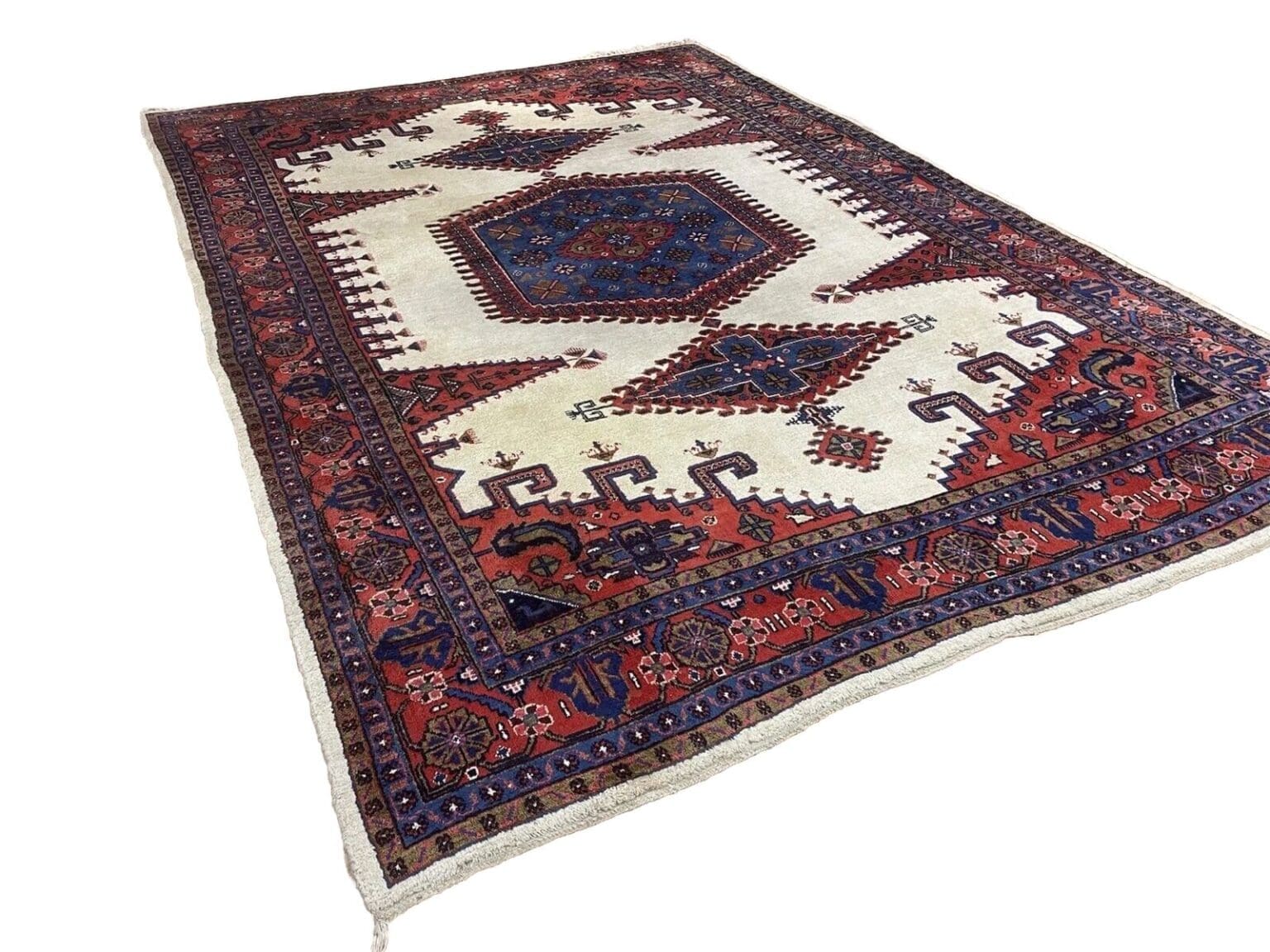 Perserteppich Sarough 390 x 270 cm Wolle handgeknüpft