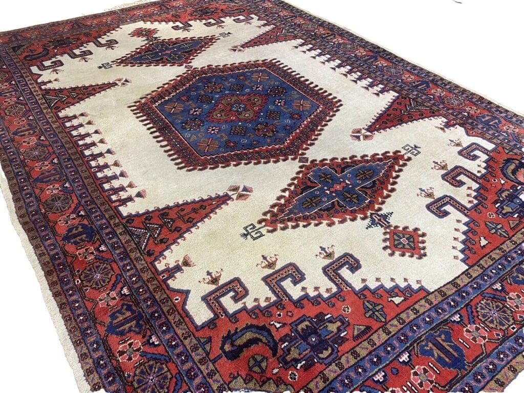 Perserteppich Sarough 390 x 270 cm Wolle handgeknüpft