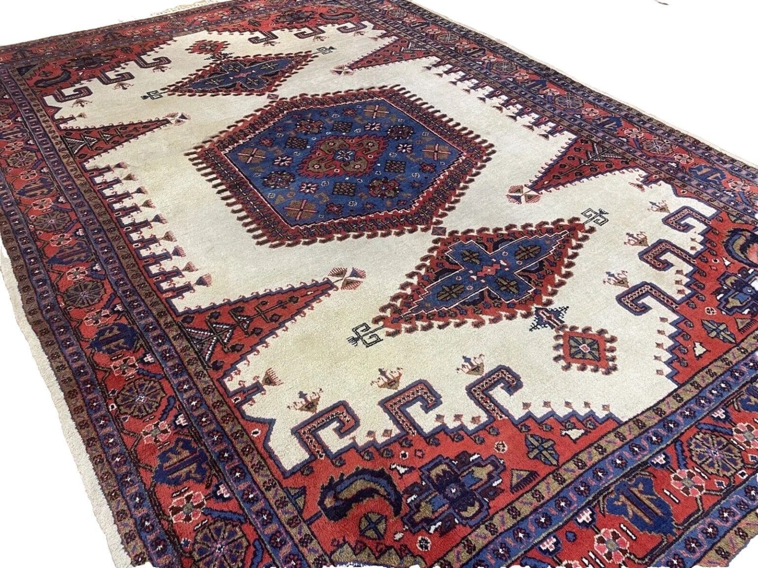 Perserteppich Sarough 390 x 270 cm Wolle handgeknüpft