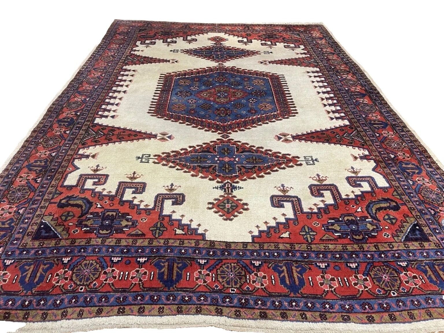 Perserteppich Sarough 390 x 270 cm Wolle handgeknüpft
