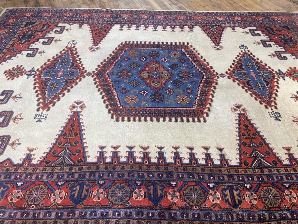 Perserteppich Sarough 390 x 270 cm Wolle handgeknüpft