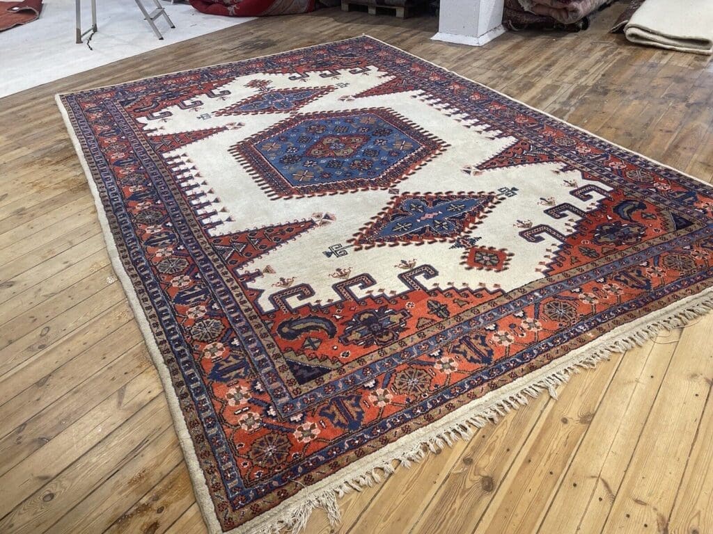 Perserteppich Sarough 390 x 270 cm Wolle handgeknüpft