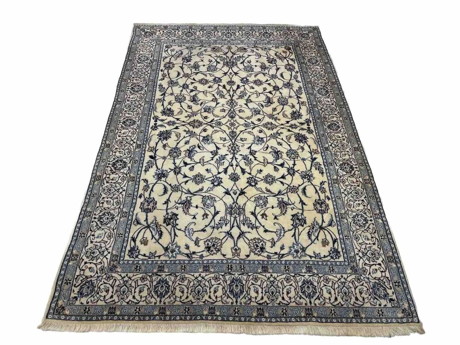 Perserteppich Nain 250x160 cm Wolle handgeknüpft (Verkauft)