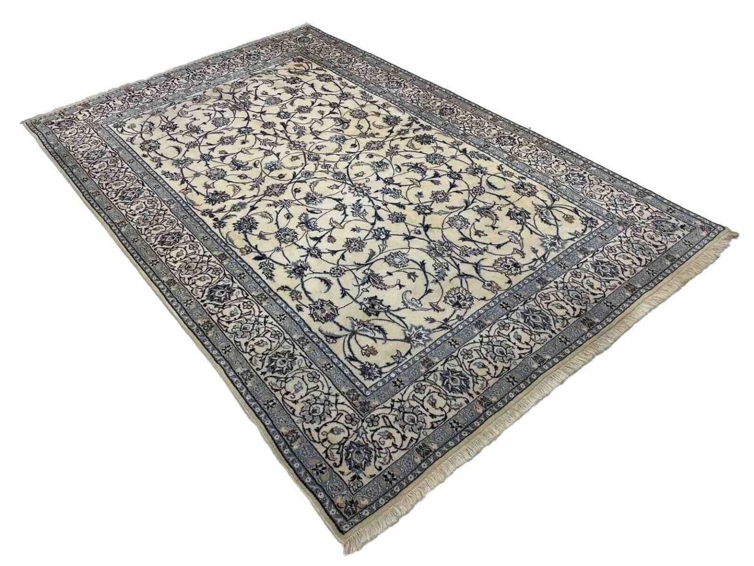Perserteppich Nain 250x160 cm Wolle handgeknüpft (Verkauft)