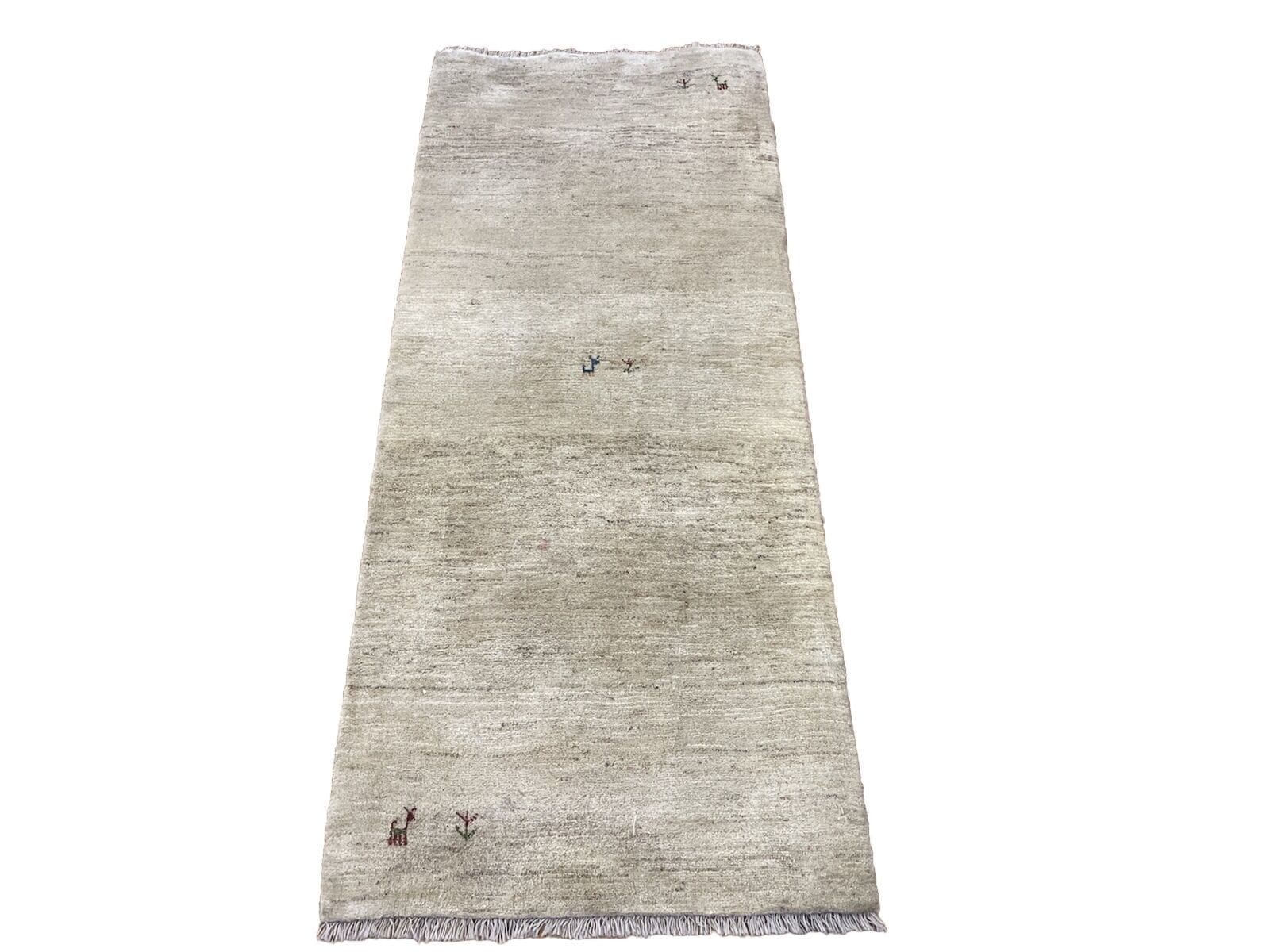 beige-gabeh-perserteppich-190x80-cm-hochwertige-handgeknupfte-qualitat-2 Perserteppich Gabeh 190x80 cm Schurwolle handgeknüpft