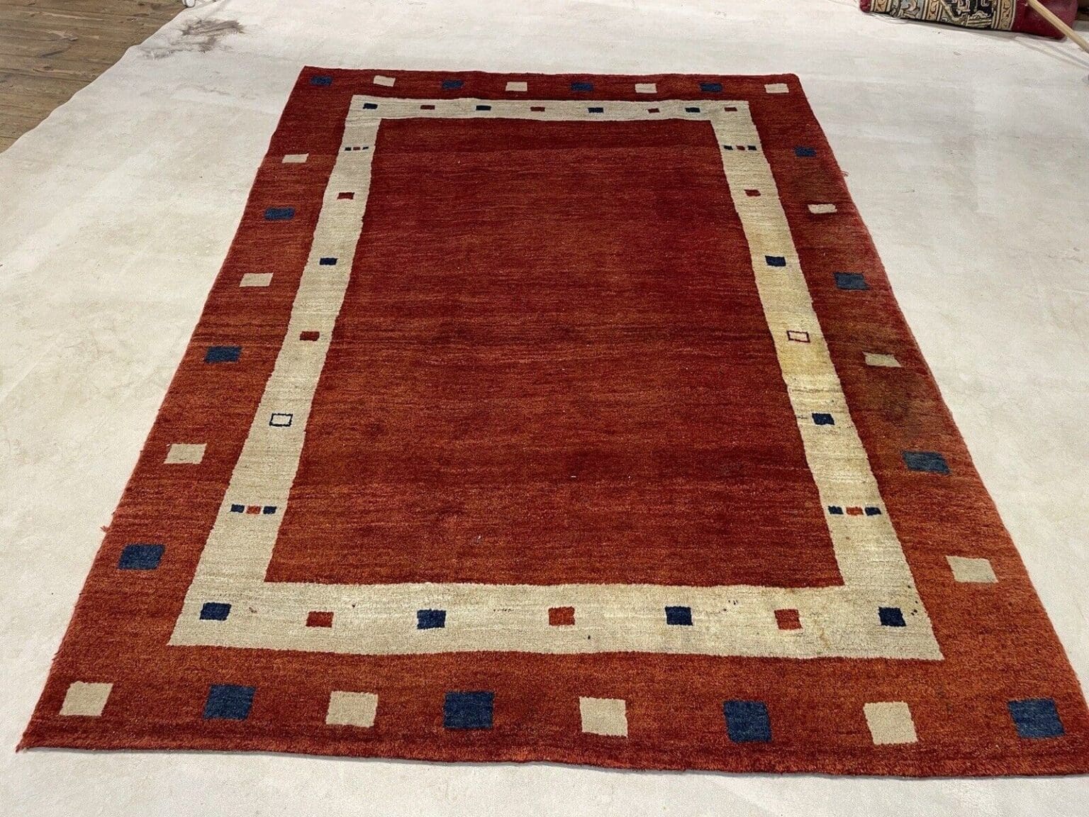 Perserteppich Gabbeh 235x175 cm Wolle handgeknüpft