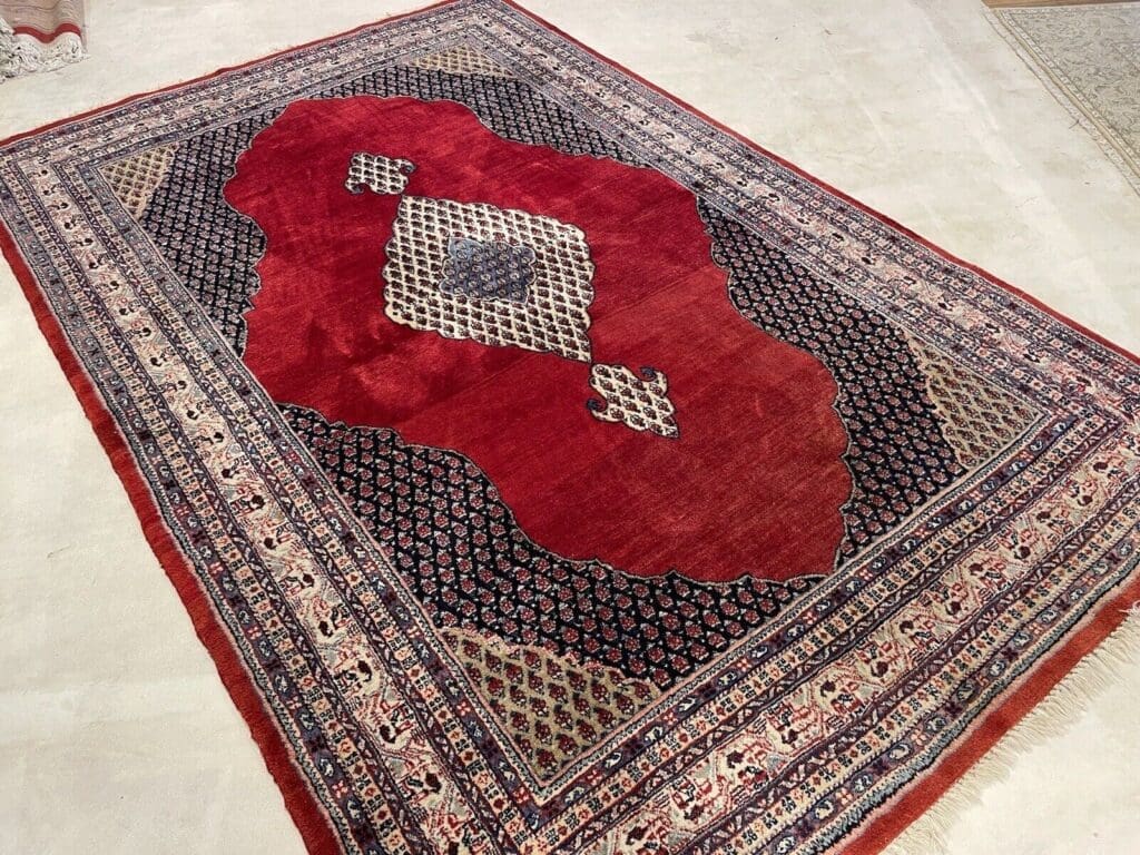 Perserteppich Sarough 295 x 190 cm Wolle handgeknüpft