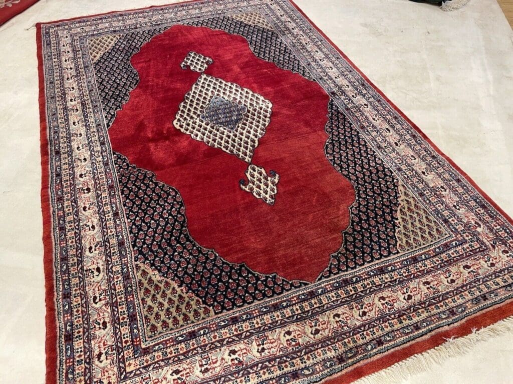 Perserteppich Sarough 295 x 190 cm Wolle handgeknüpft