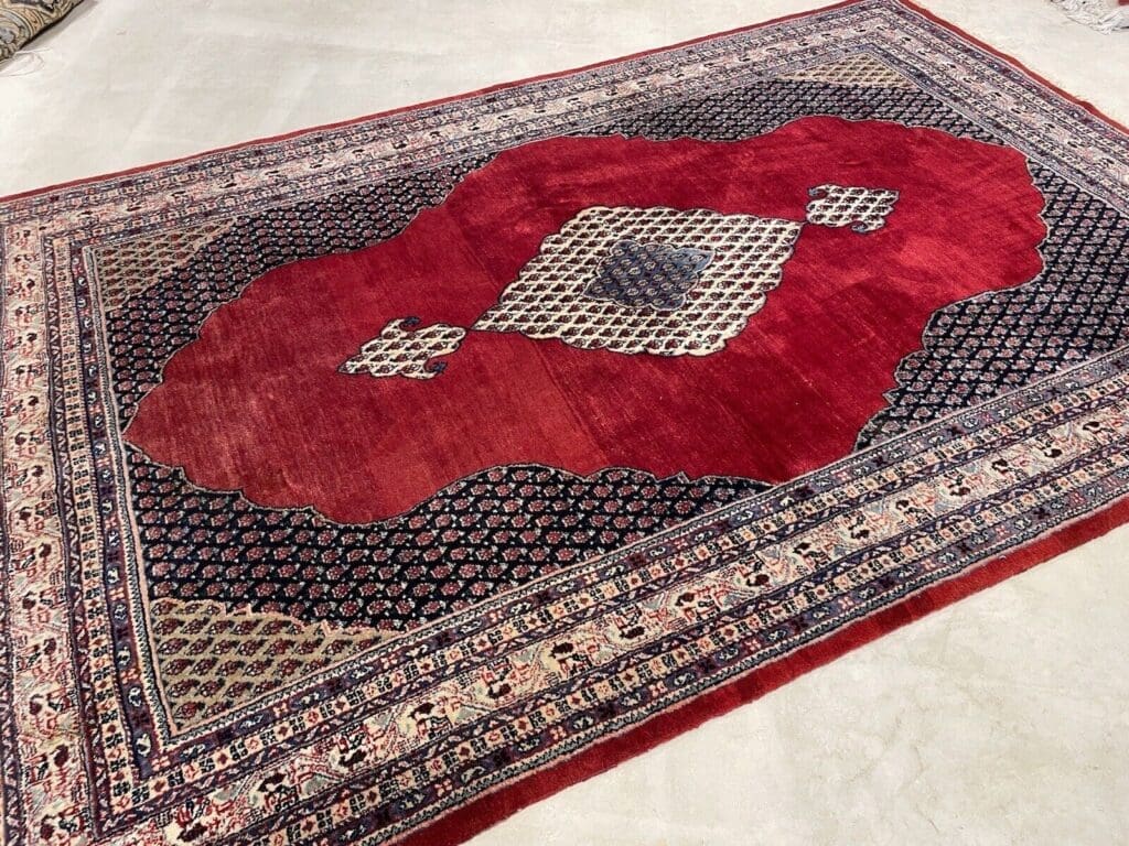 Perserteppich Sarough 295 x 190 cm Wolle handgeknüpft