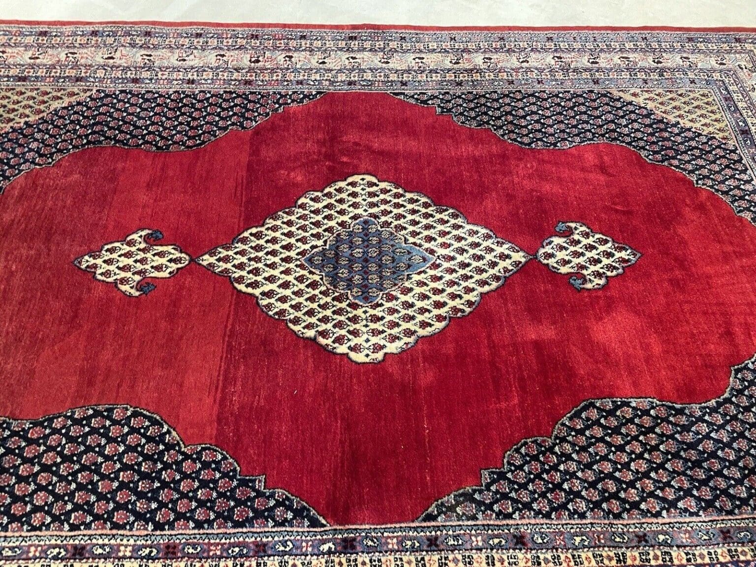 Perserteppich Sarough 295 x 190 cm Wolle handgeknüpft