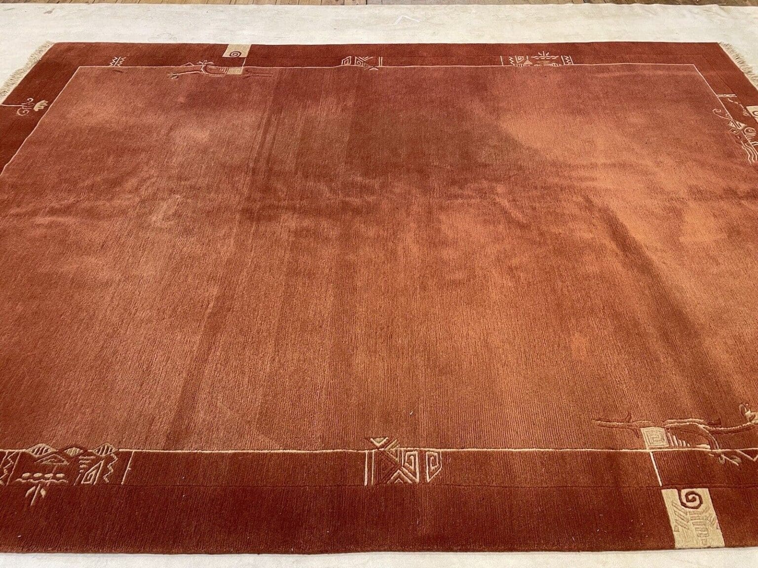 Orientteppich Nepal 350x250 cm Wolle handgeknüpft