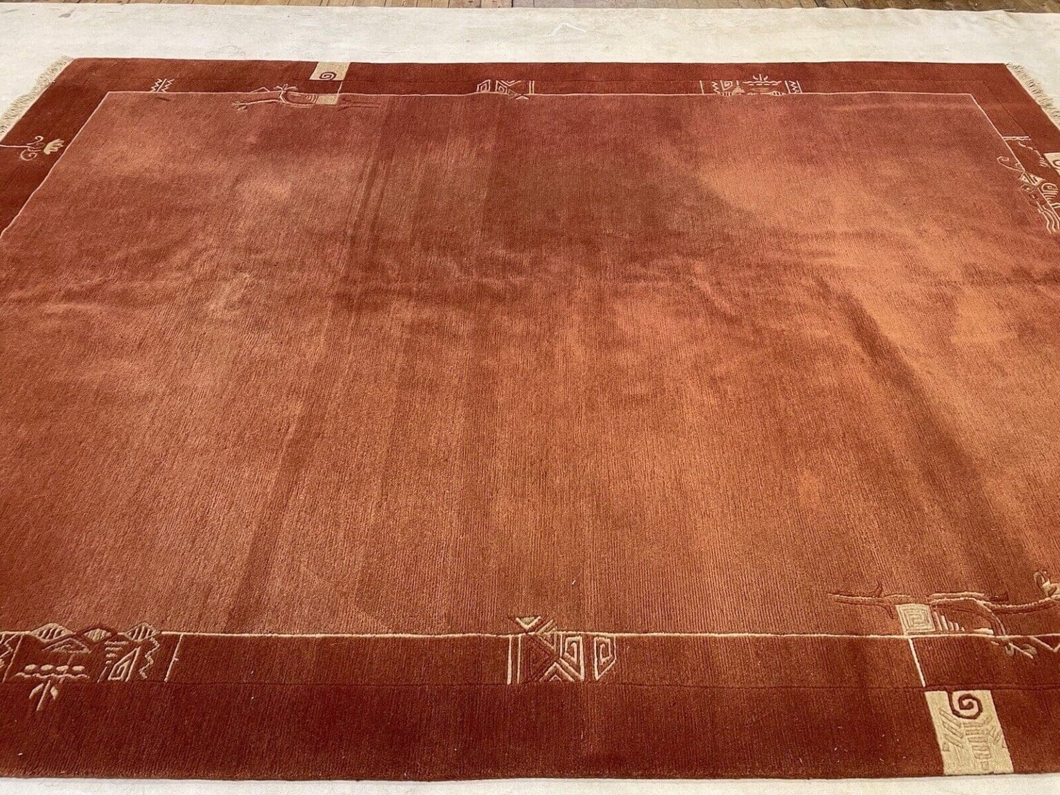 Orientteppich Nepal 350x250 cm Wolle handgeknüpft
