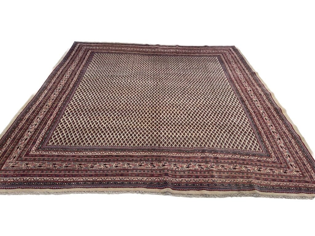 Perserteppich Sarough 300 x 300 cm Schurwolle handgeknüpft