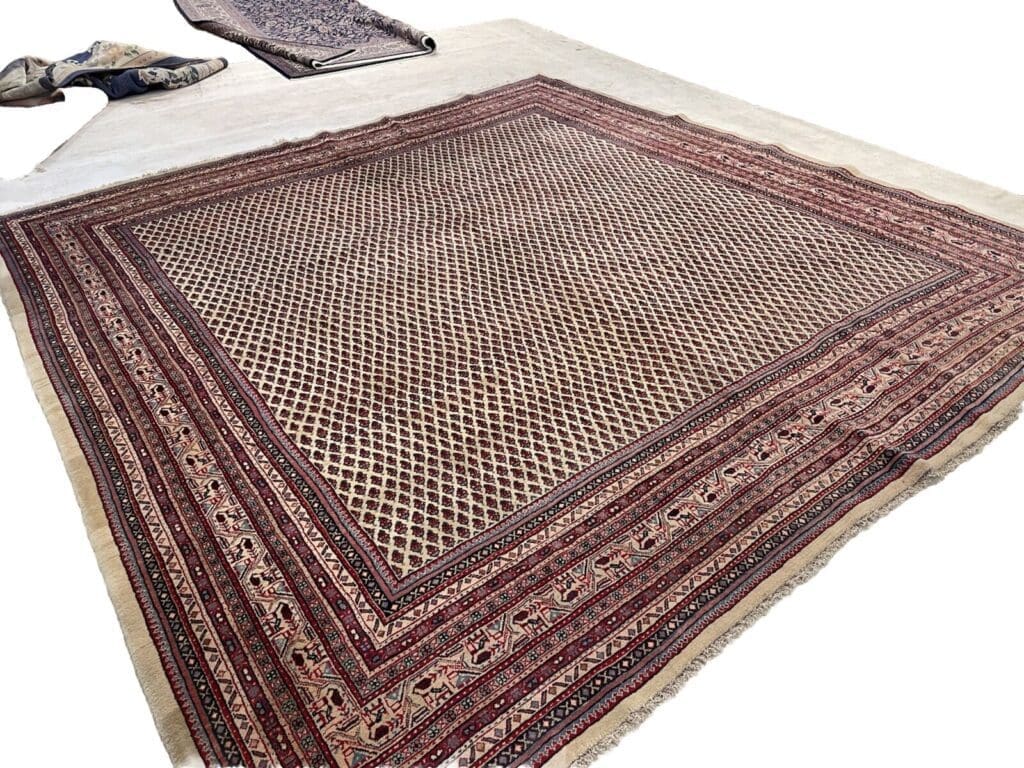 Perserteppich Sarough 300 x 300 cm Schurwolle handgeknüpft