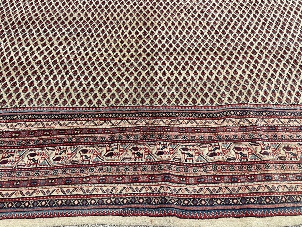 Perserteppich Sarough 300 x 300 cm Schurwolle handgeknüpft