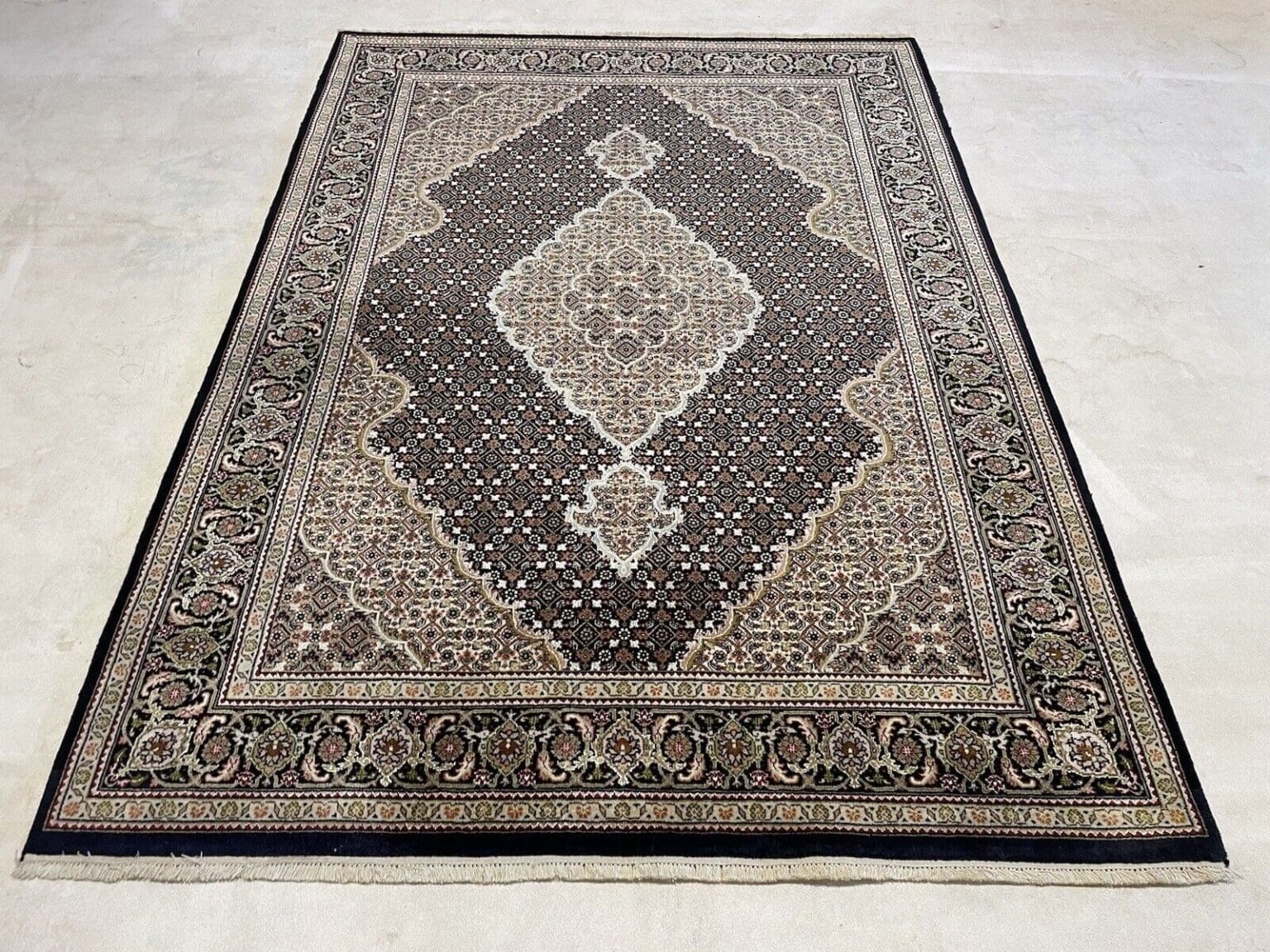 Perserteppich Moud 215x155 cm Wolle handgeknüpft