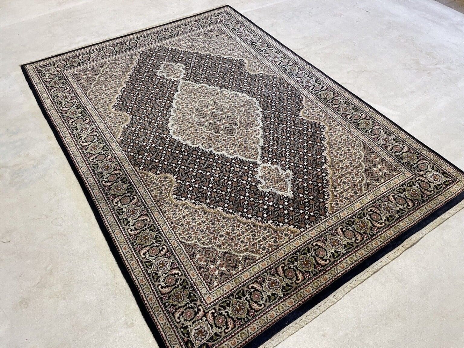 Perserteppich Moud 215x155 cm Wolle handgeknüpft