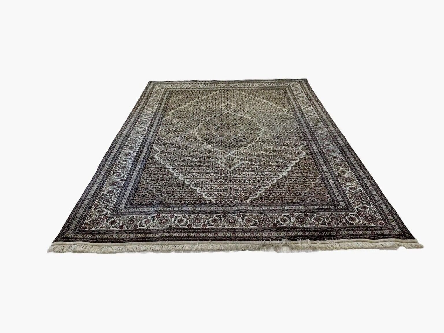 Perserteppich Moud 250x175 cm Wolle Seide handgeknüpft