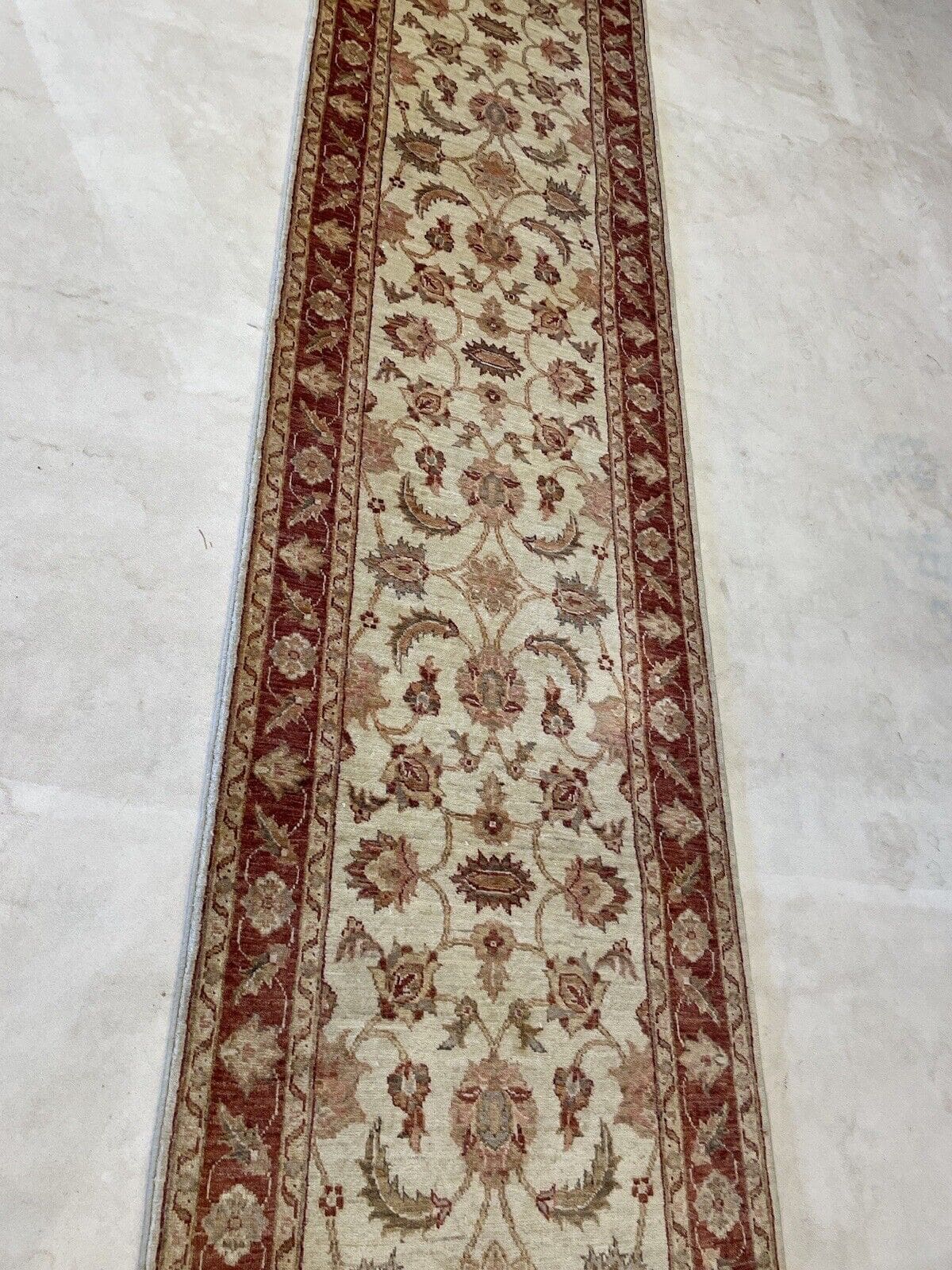 Perserteppich Ziegler 300x80 cm Wolle Handgeknüpft