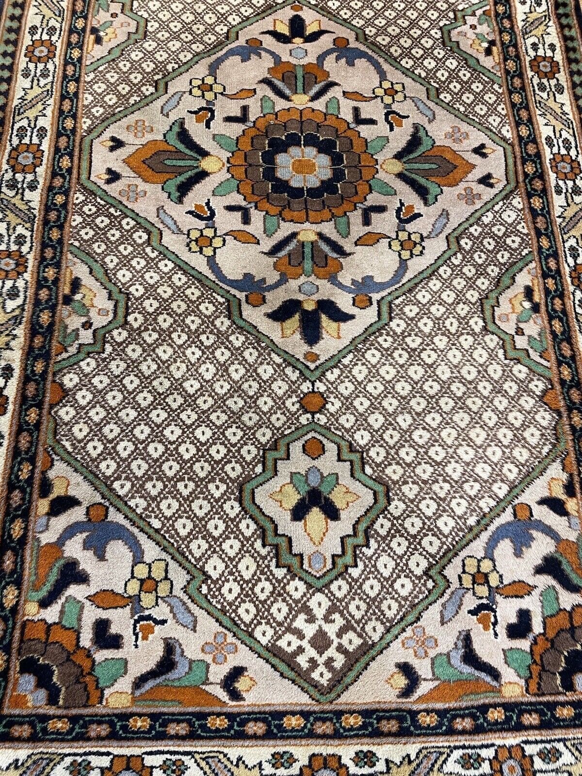 Orientteppich Anatolien 305 x 92 cm Wolle handgeknupft