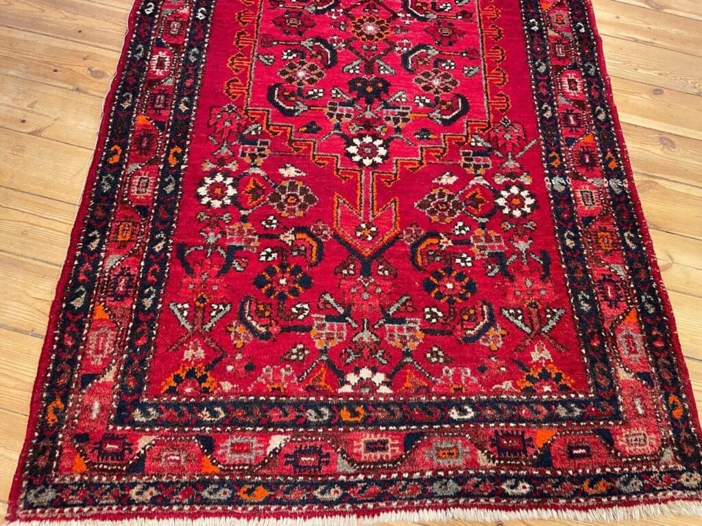 Perserteppich Hamadan 210 x 110 cm Wolle handgeknüpft
