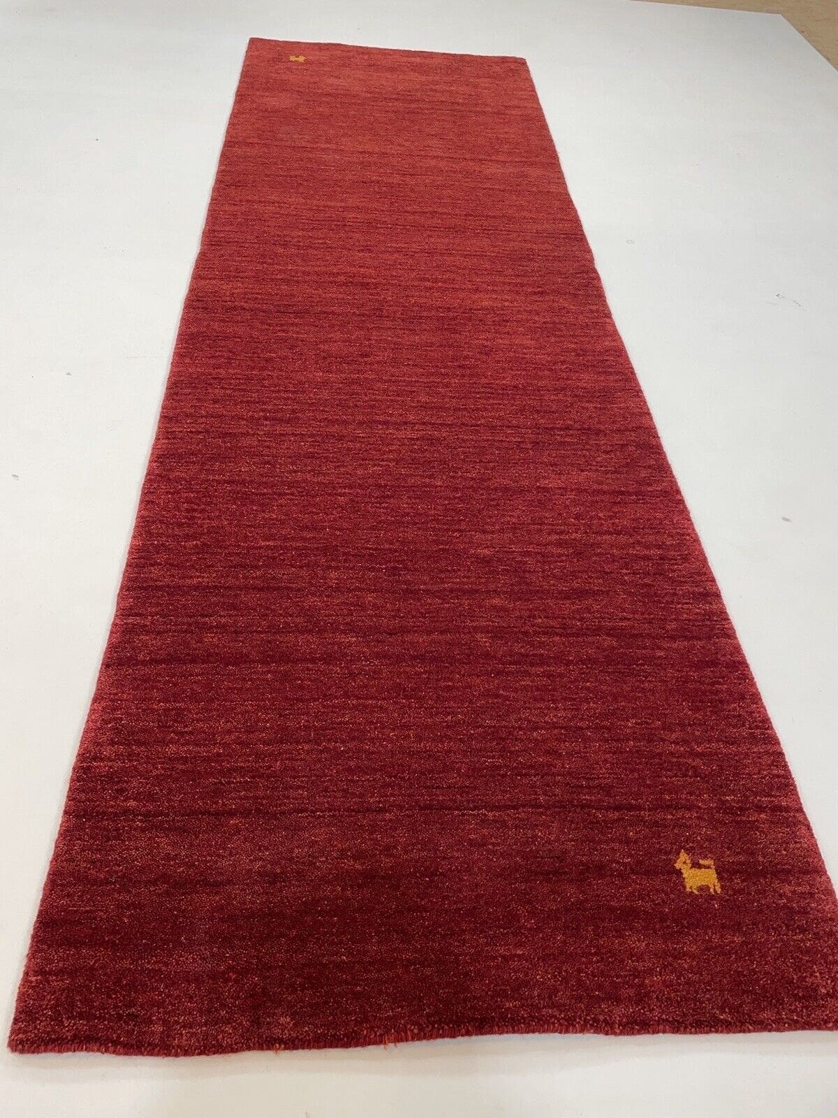 Perserteppich Gabbeh 270x83 cm handgeknüpft