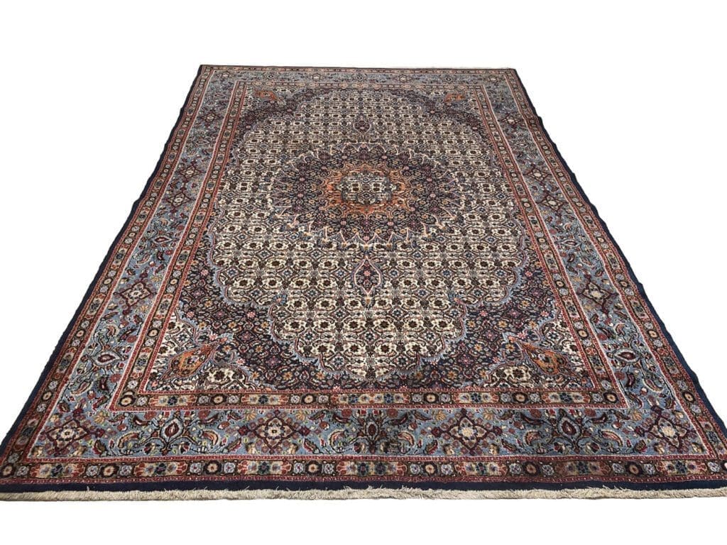 klassischer-moud-perserteppich-300x200-cm-mit-seide-florales-design-1-3 Perserteppich Moud 300 x 200 cm Wolle handgeknüpft