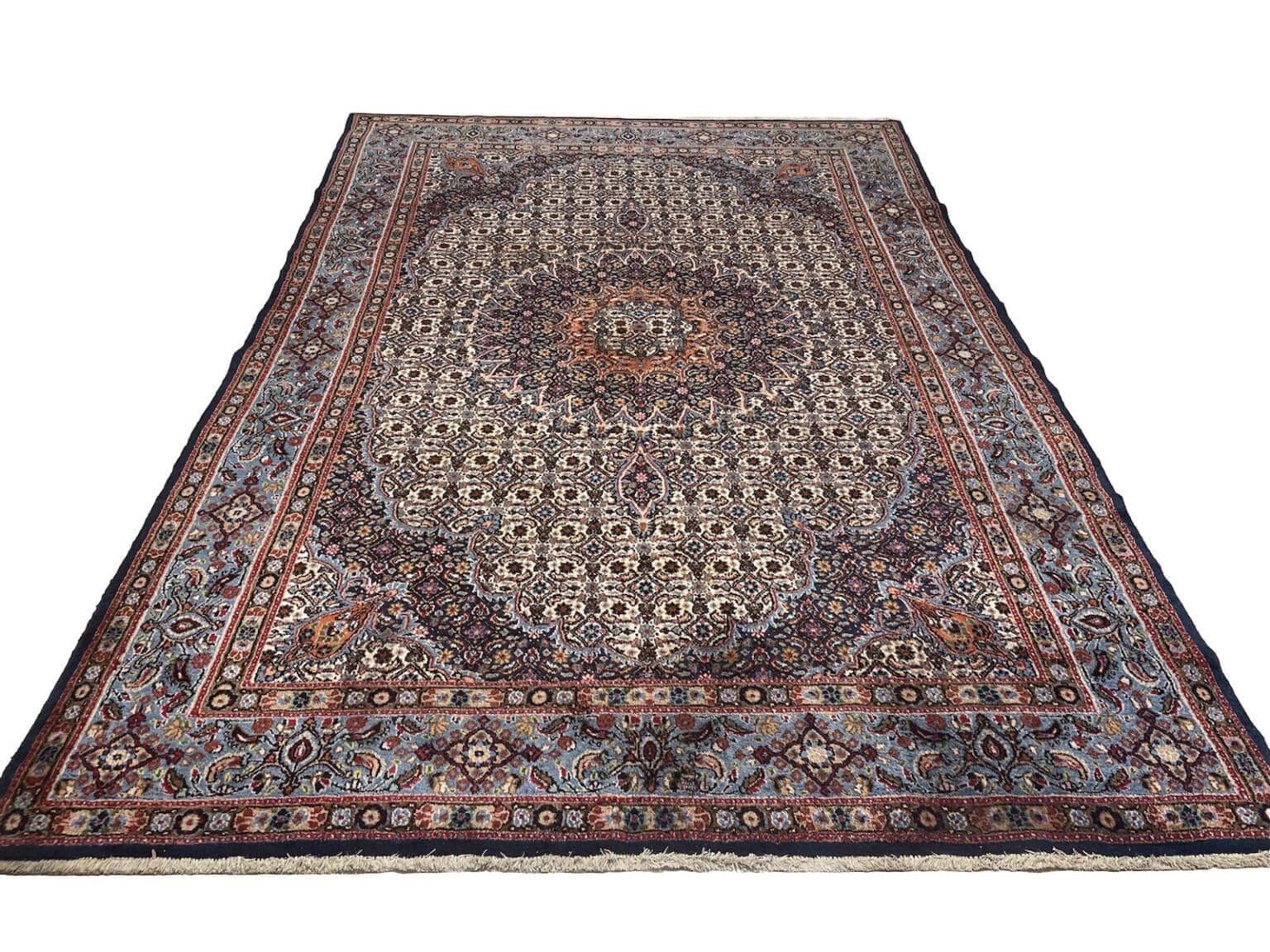 klassischer-moud-perserteppich-300x200-cm-mit-seide-florales-design-1-3 Perserteppich Moud 300 x 200 cm Wolle handgeknüpft
