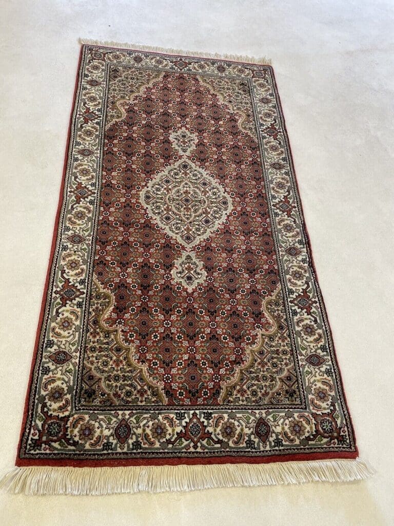 Orientteppich Tabriz 140x70 cm Kaschmir handgeknüpft
