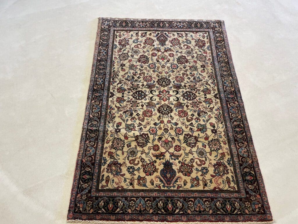 Perserteppich Sarough 164 x 100 cm Wolle handgeknüpft