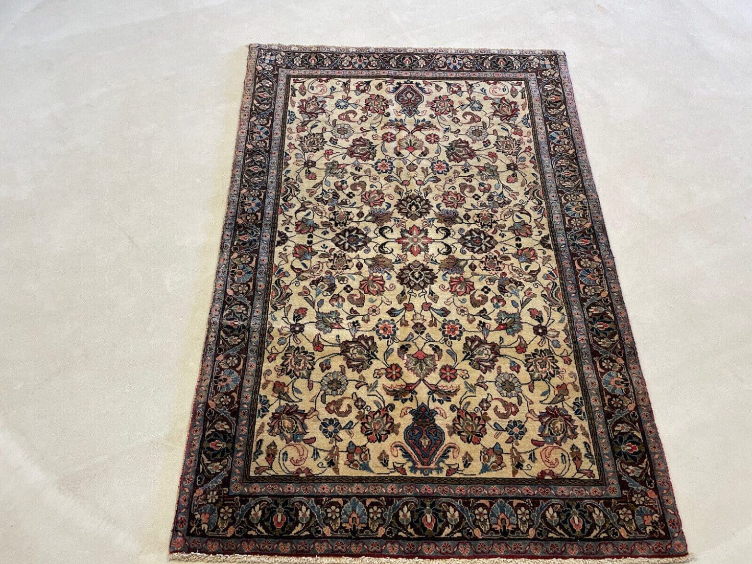 Perserteppich Sarough 164 x 100 cm Wolle handgeknüpft