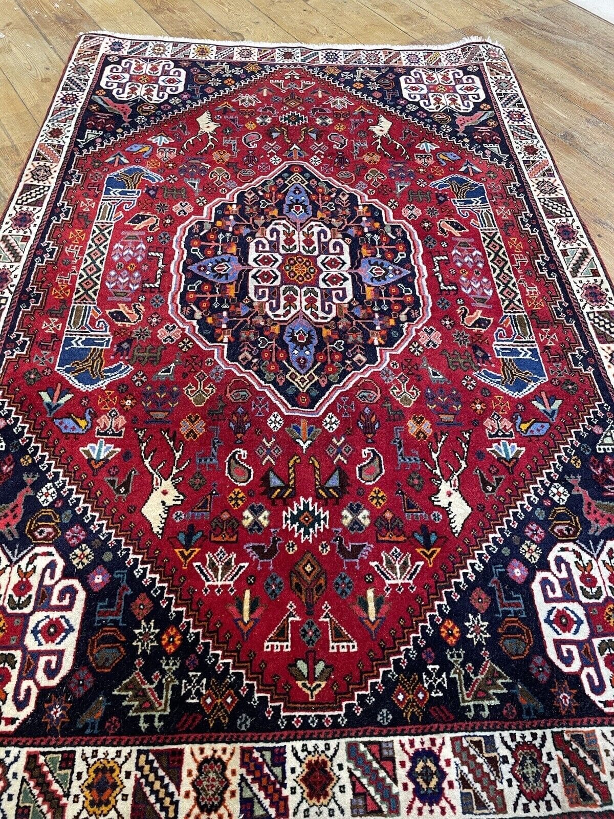Perserteppich Ghashgai 164x100 cm Wolle handgeknüpft
