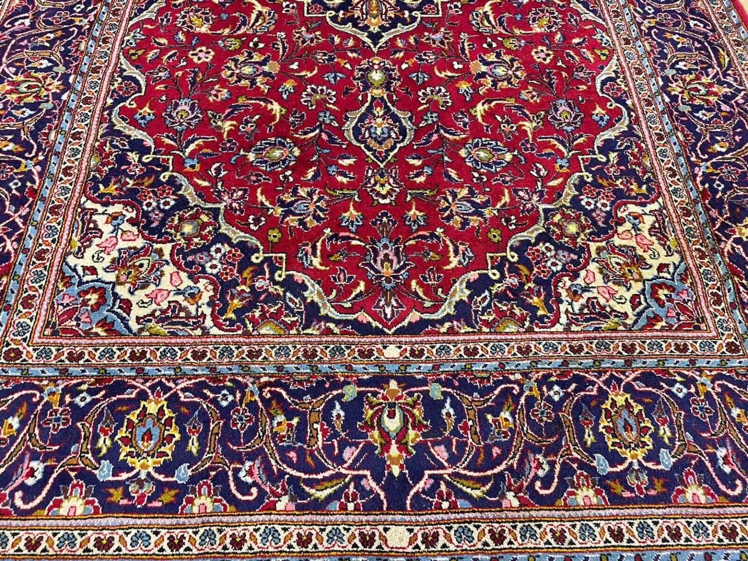 Perserteppich Kaschan 337x202 cm Wolle handgeknüpft