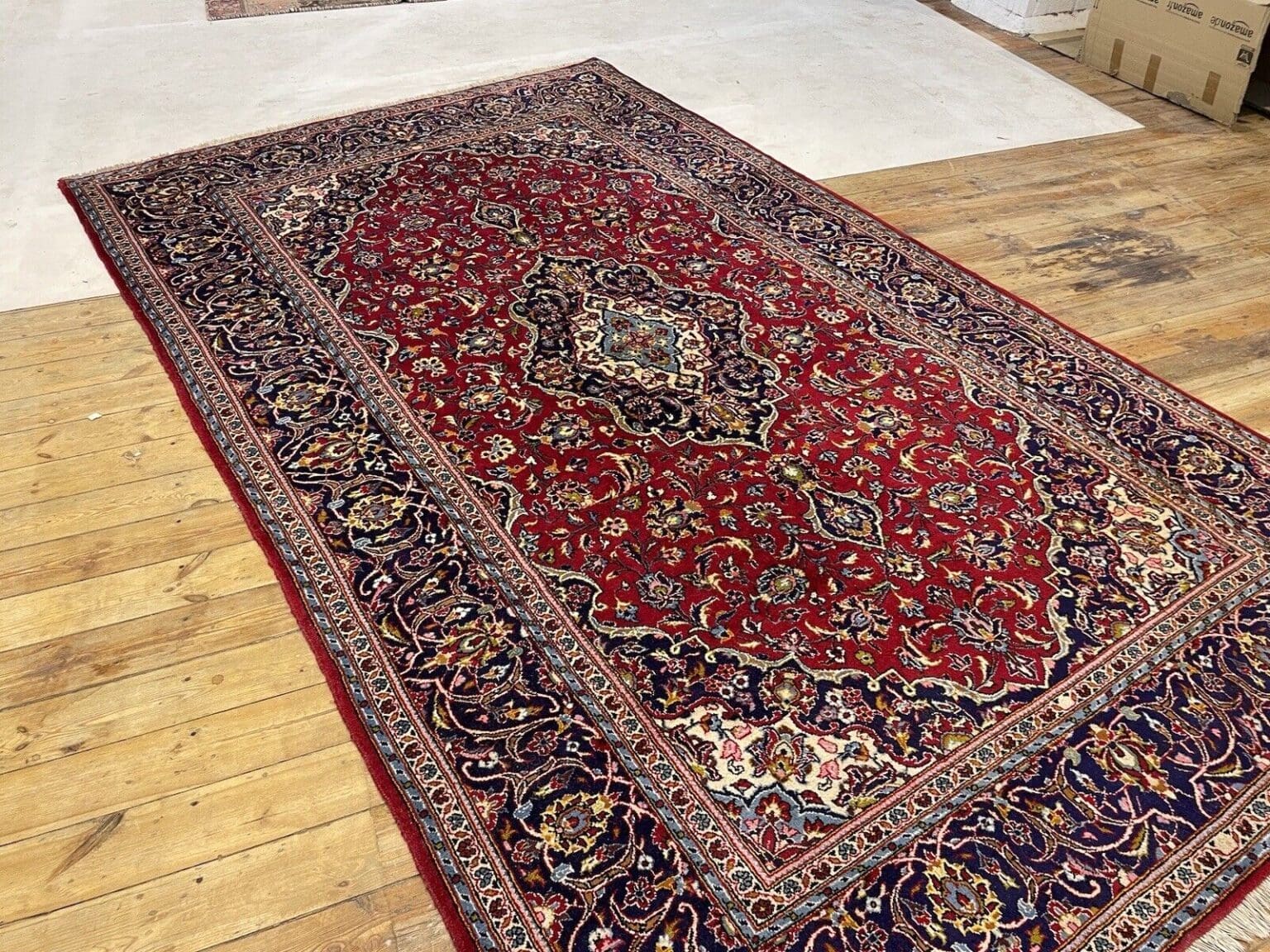 Perserteppich Kaschan 337x202 cm Wolle handgeknüpft
