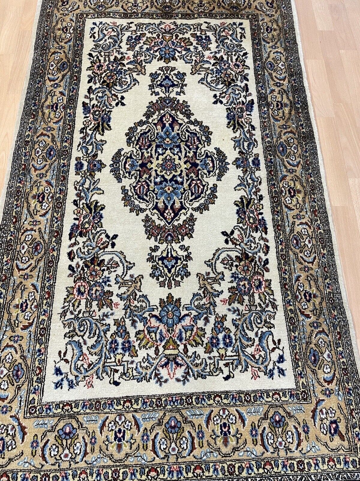 Perserteppich Ghom 175x102 cm Korkwolle handgeknüpft