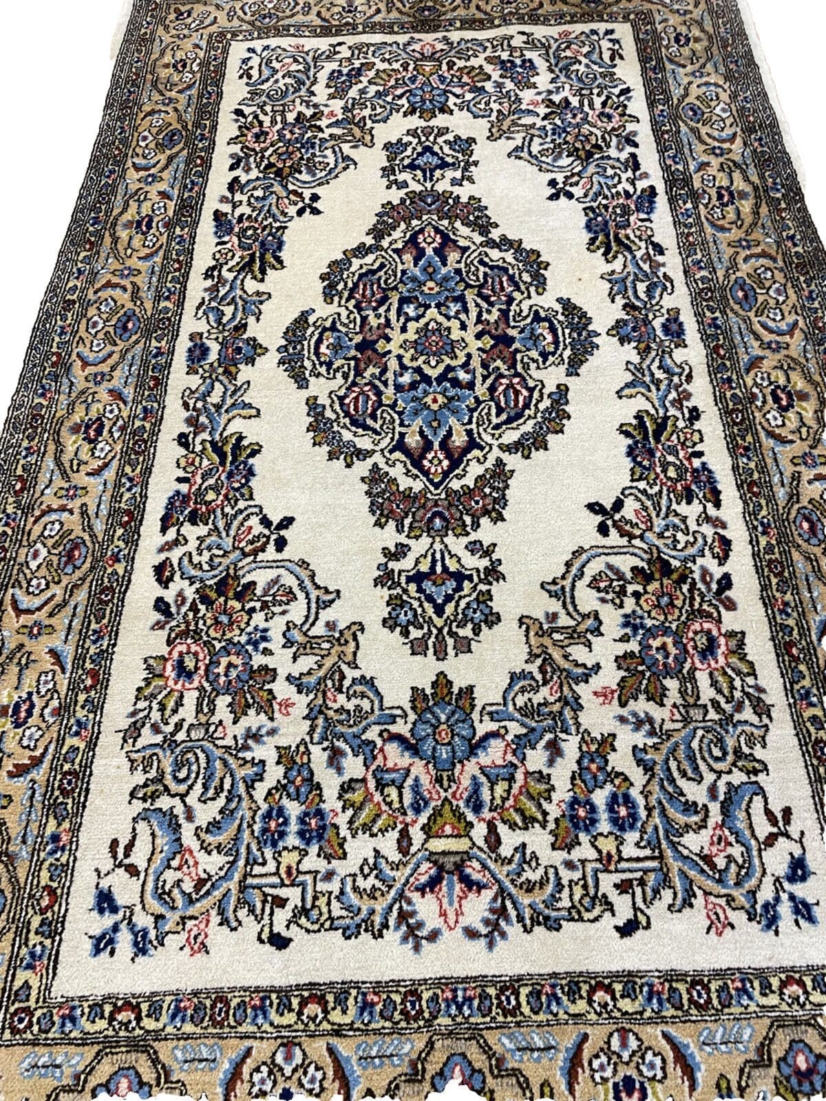 Perserteppich Ghom 175x102 cm Korkwolle handgeknüpft